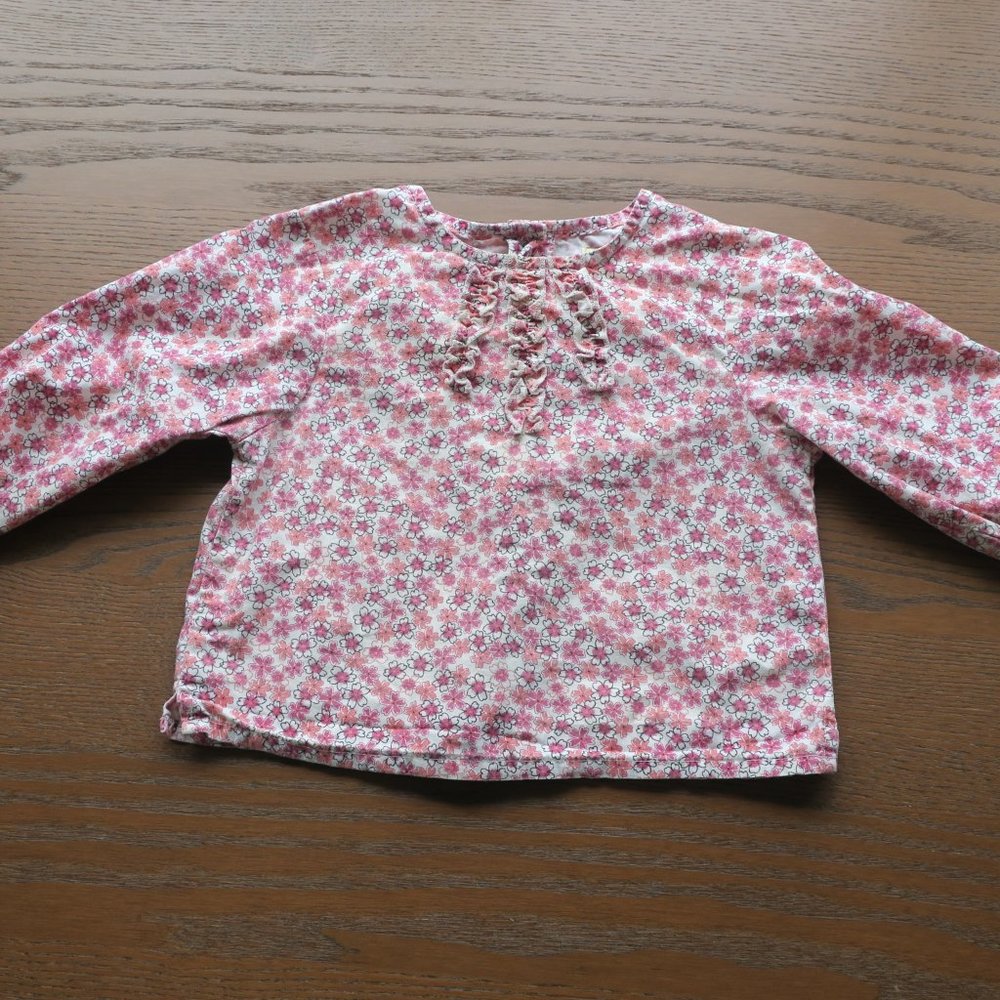 Strawberry Fair Floral Shirt 18M
